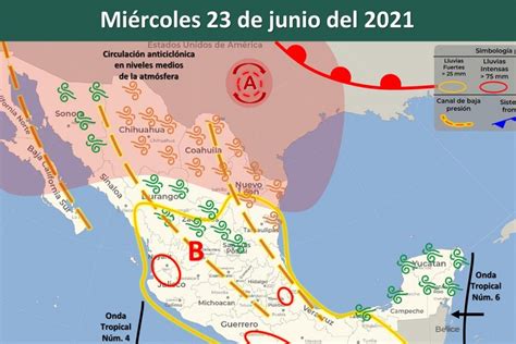 Clima Para Canc N Y El Resto De Quintana Roo Este De Junio Del