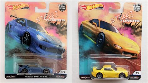 全新 Hotwheels Premium Car Culture Street Tuners 兩架 Pandem Subaru BRZ Mazda RX hot