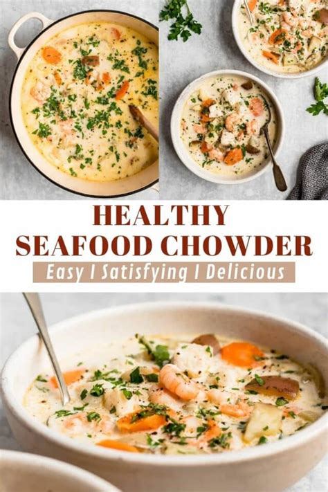 Healthy Seafood Chowder Kim S Cravings