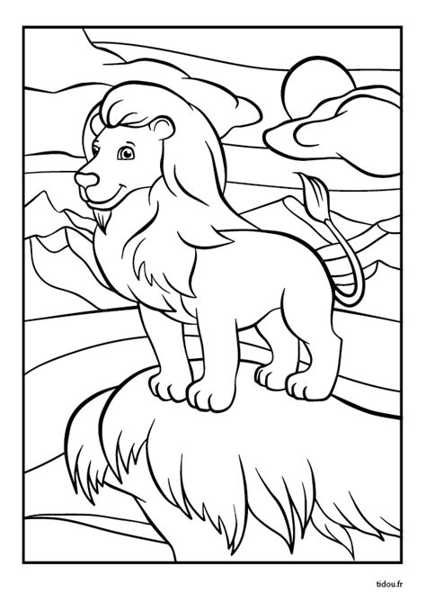 33 Coloriage Lion À Imprimer Gratuit Pics fill my id