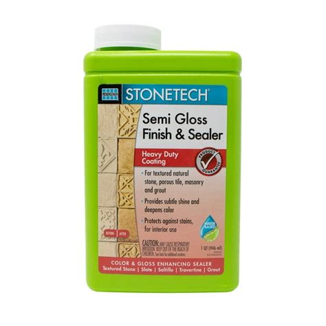 Stonetech Semi Gloss Finish And Sealer 1 Quart32oz 946ml Bottle