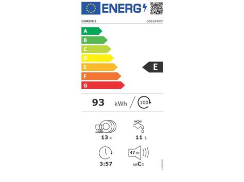 Gorenje GS62040W Mosogatógép