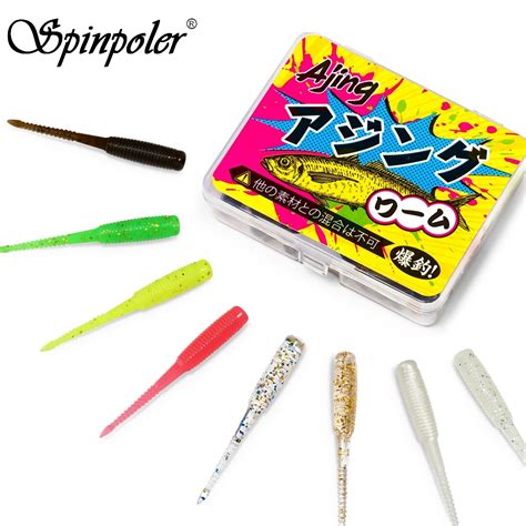 Spinpoler Wobblers Mini Ocean Rock Fishing Soft Lures Rubber Soft Baits