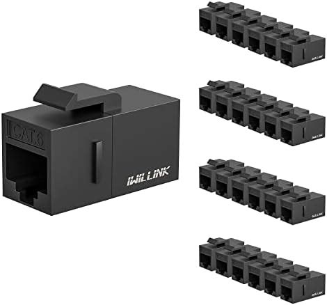 Amazon VCE RJ45 Cat6 Shielded In Line Coupler 25 Pack Cat 6