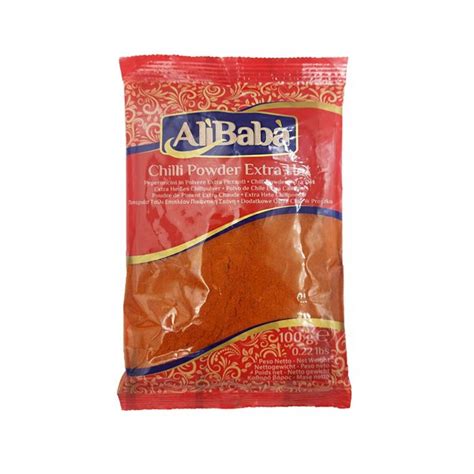Chilli Pwd Ex Hot Ali Baba 100g Euro Fresh