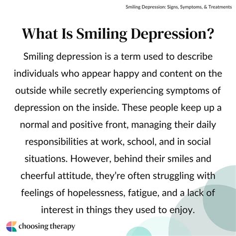 What Is Smiling Depression Addressing The Silent Struggle