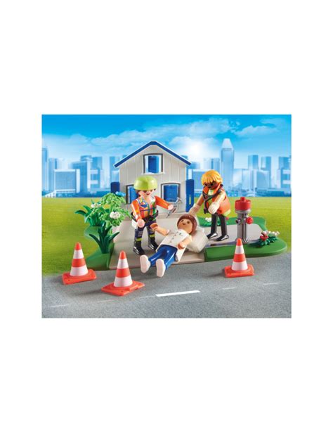 Playmobil My Figures Secouristes Ville M Tiers City