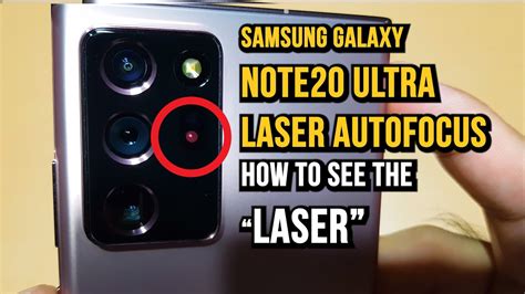 How To See The Laser Samsung Note Ultra S Ultra Laser Autofocus