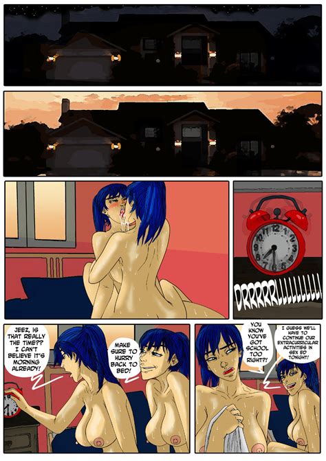 Rule 34 2girls Alarm Clock Bedroom Comic Crisscrossstar Day English