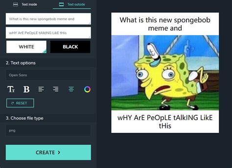 Spongebob Mocking Meme Text Generator