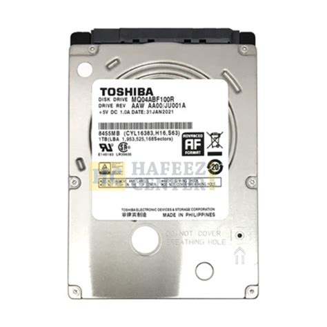 Toshiba 1TB Laptop 2.5" SATA Hard Drive | MQ04ABF100 | Hafeez Center Lahore