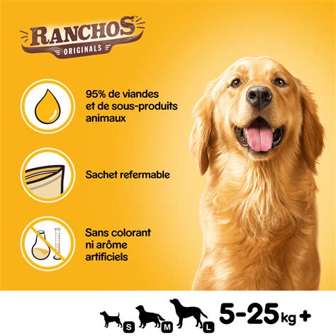 Pedigree RANCHOS Original Récompense Au Bœuf Pour Chien 70g