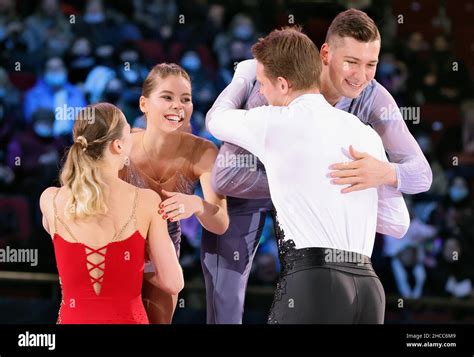 Rostelecom Russian Figure Skating Championship 2022 At The Yubileiny Sports Complex From Left