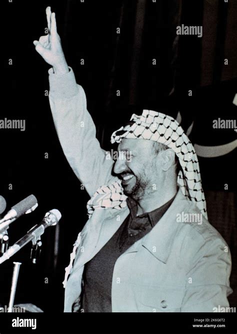 Yasser Arafat Noir Et Blanc Banque De Photographies Et Dimages Haute