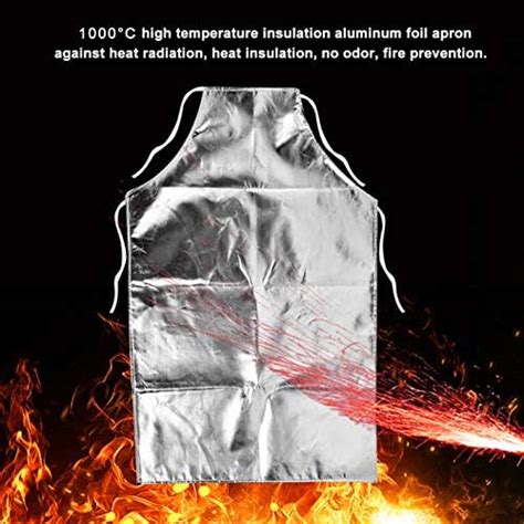 Heat Resistant Apron 1000 Degree Heat Resistant Aluminum Foil Apron