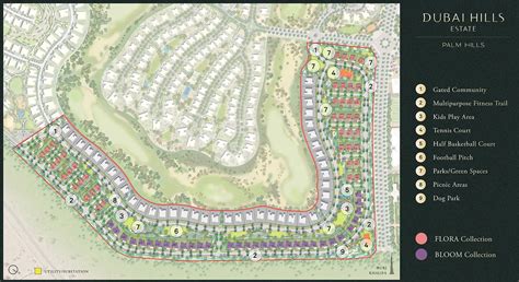 Palm Hills By Emaar At Dubai Hills Estate Master Plan