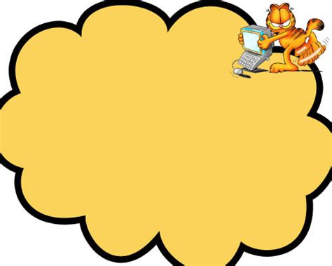 Coretan Rissa Tema Powerpoint Garfield