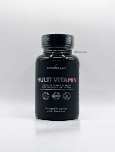 Livingood Daily Multi Vitamin Complete Multivitamin For Women Men 60