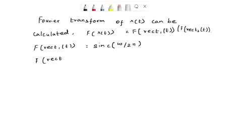 SOLVED A Triangular Pulse X In Fig 3c Is The Convolution Of Two