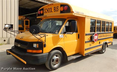 2007 Chevrolet Express 3500 School Bus In Manhattan Ks Item Di2529