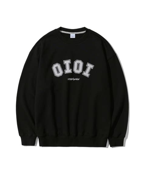 Musinsa Oioicollection Signature Sweatshirts Black