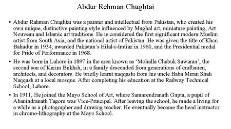 abdur rehman chughtai   art  pakistan