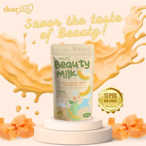 beauty milk premium japanese melon collagen drink   sachets