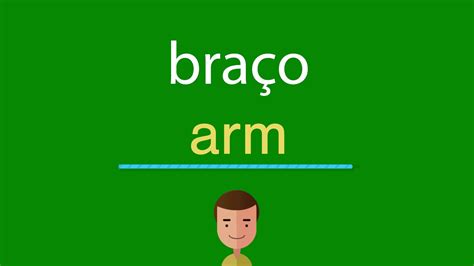 Como Se Escreve Braços - Como dizer braço em inglês - YouTube