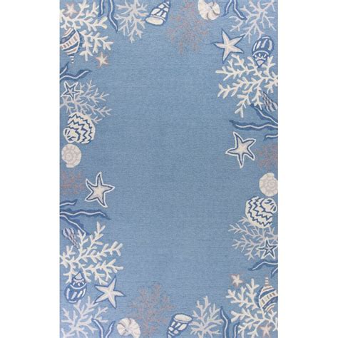 Beachcrest Home Haverford Hand Hooked Sea Blue Area Rug And Reviews Wayfair