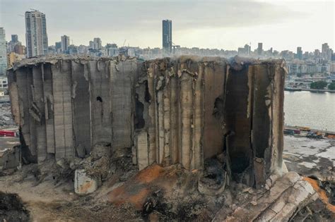 Beirut grain silos collapse in painful echo of 2020 port explosion