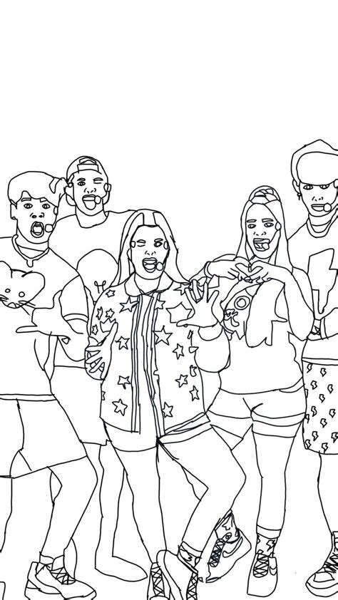 Turma Da Emily Vick Para Colorir - Emily Vick Para Colorir