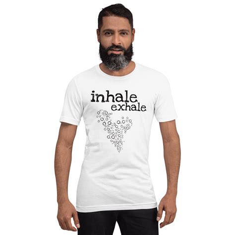 T Shirt Inhale Exhale White