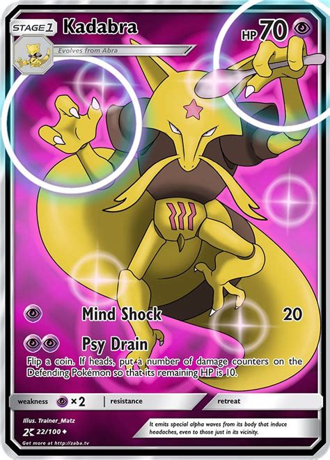 Kadabra Pokemon Card