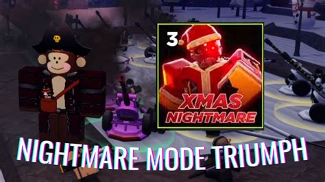 Tdx Xmas Nightmare Mode Triumph Unfinished Gamemode Youtube