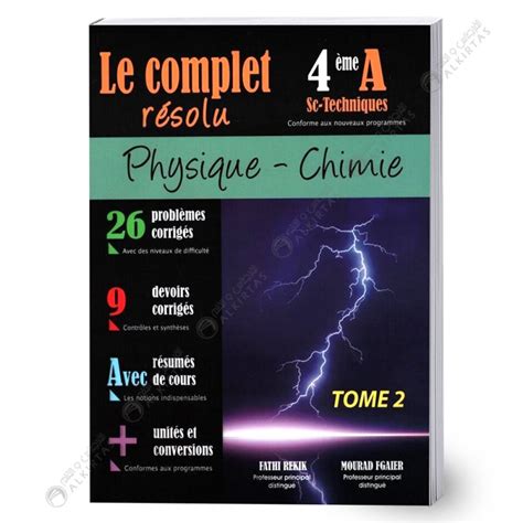 Le Complet R Solu Physique Chimie Tome Me Techniques Alkirtas