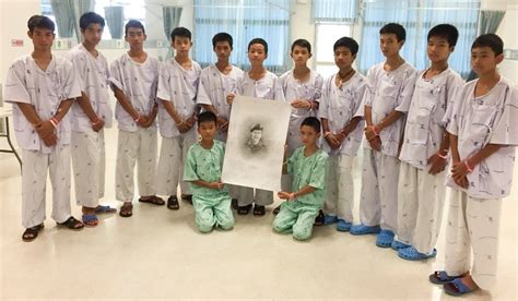 Thai Cave Rescue Thai Boys Tears For Lost Rescue Diver Saman Bbc News