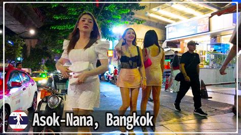 The Last Saturday Night Of April Along Sukhumvit Road From Asok To