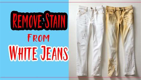 How To Get Makeup Stains Out Of White Jeans Saubhaya Makeup