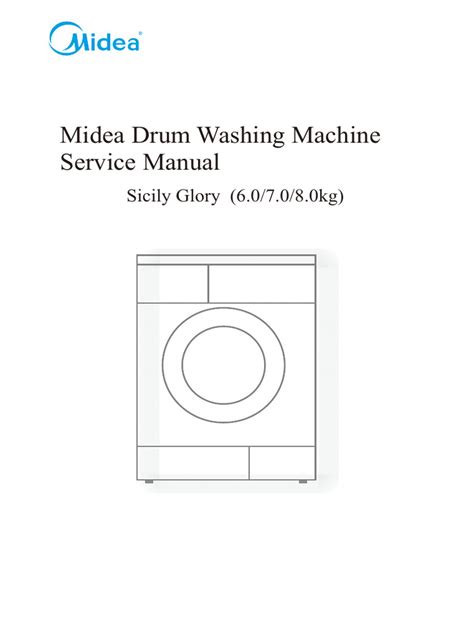 Midea Drum Washing Machine Manual | PDF | Washing Machine | Valve