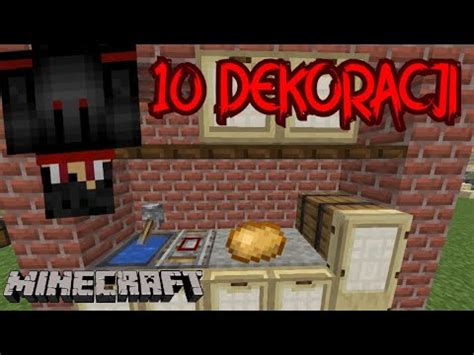 10 Pomysłów na dekoracje w MINECRAFT 1 YouTube