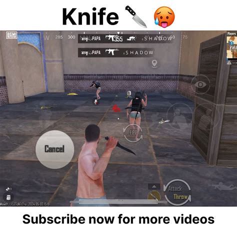 Knife 🔪🥵 💀 Pubgmobile Bgmi Pubg Gaming Bgmiindia Ytshorts