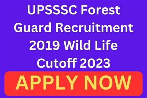 Upsssc Forest Guard Recruitment 2019 Wild Life Cutoff 2023 Sarkarikam