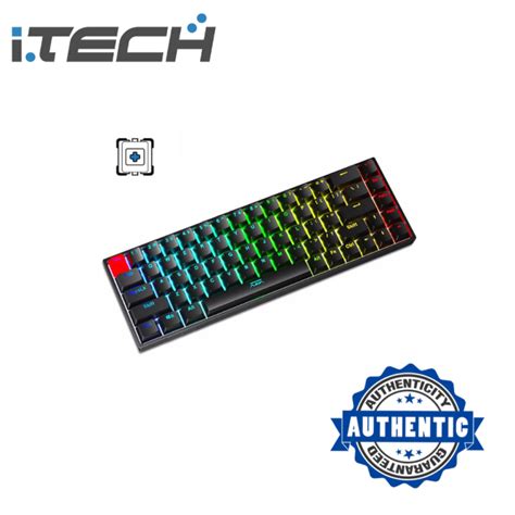 Aula F3068 Dual Mode Hot Swappable TKL Mechanical Keyboard Black Blue Lazada PH