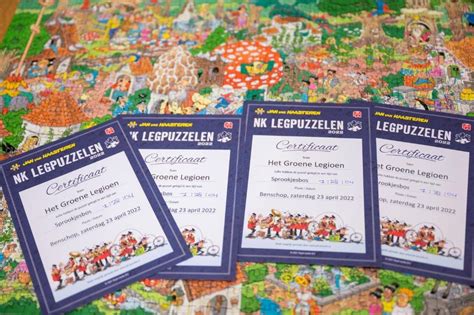 Registratie Verzonden Nk Legpuzzelen