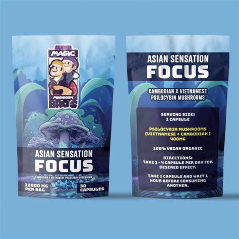 Buy Super Magic Mushroom Bros Focus Capsules Tga