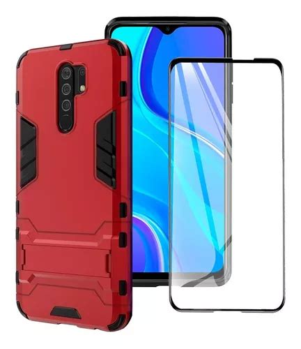 Funda Iron Case Xiaomi Redmi 9 M2004j19g Cristal 9d Uso Rudo Meses