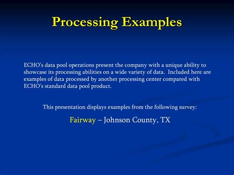 PPT - Seismic Data Processing Examples in the Fort Worth Basin ECHO ...