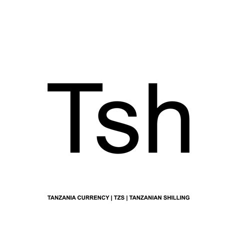 Tanzania Currency Symbol, Tanzanian Shilling Icon, TZS Sign. Vector ...