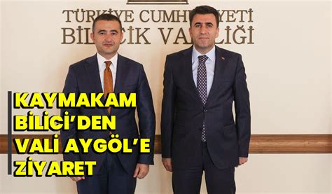 Kaymakam Biliciden Vali Aygöle ziyaret Afyon Haber Odak Gazetesi