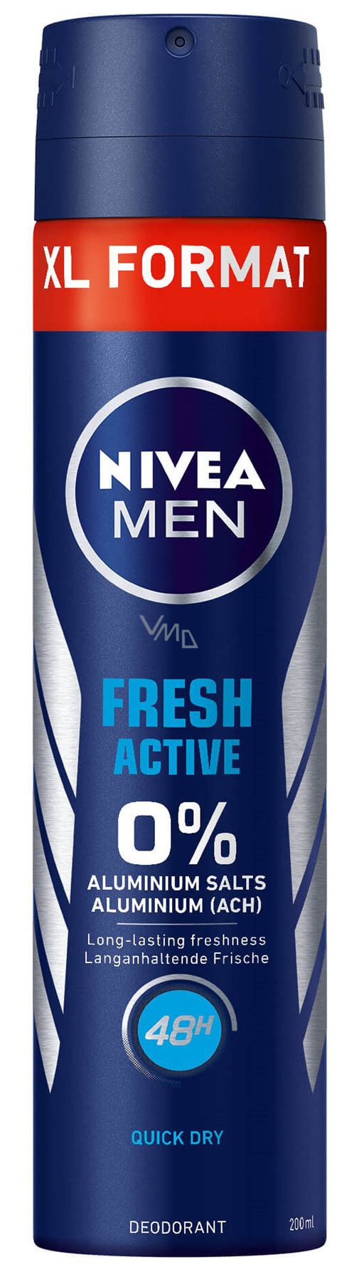 Nivea Men Fresh Active Antiperspirant Deodorant Spray For Men 200 Ml